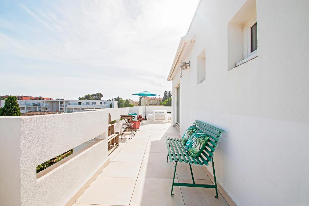 Duplex Toit Terrasse Vue Panoramique Apartment Montpellier Exterior photo